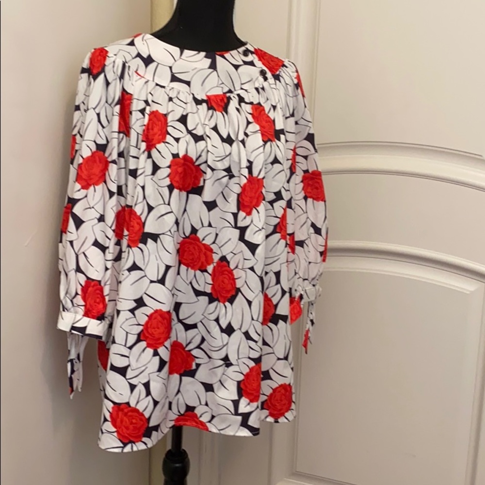 Vintage 3/4 sleeve blouse